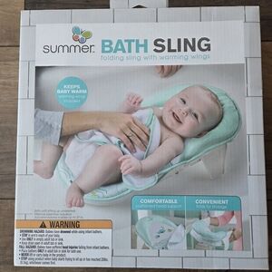 Summer Bath Sling with Warming Wings - Aqua